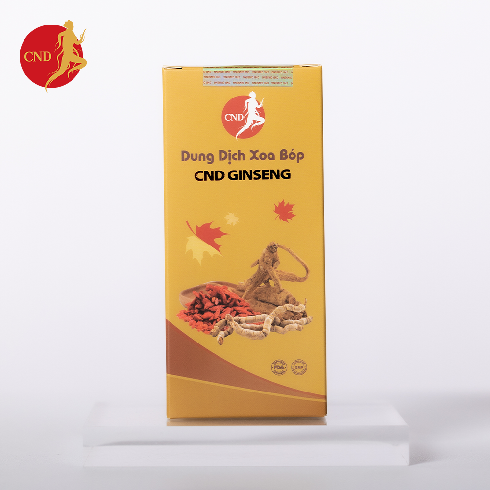 Dung dịch xoa bóp CND GINSENG